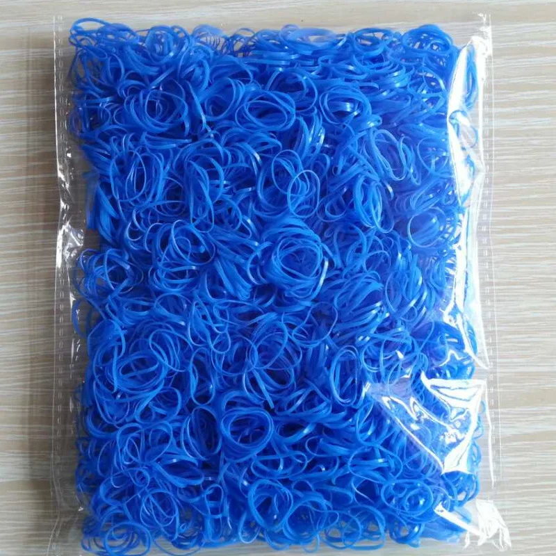 About 3000pcs/pack Candy Color Disposable Mini Elastic Rubber Bands for Girl Silicone Gum Kid Children Hair Accessories scrunchy