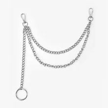 7 styles Pop disco hip hop chain men's and women's general decorative metal pants chain leisure punk jewelry waist chain