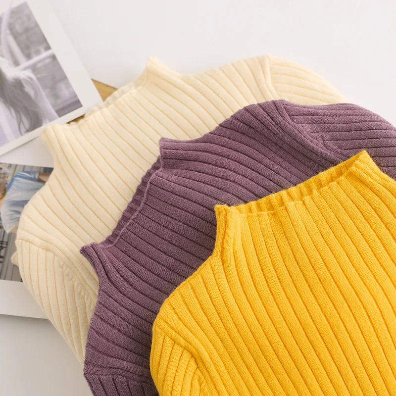 Зимний стильный свитер для девочек; детская одежда; коллекция года; сезон осень-зима; стиль; Детский Эластичный свитер; плотное теплое пальто; Hj0003