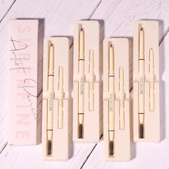 

FOCALLURE Artist Sketch Eyebrow Pencil Waterproof Natural Long Lasting Tint 4 Color Brows Eye Makeup Eye Brow