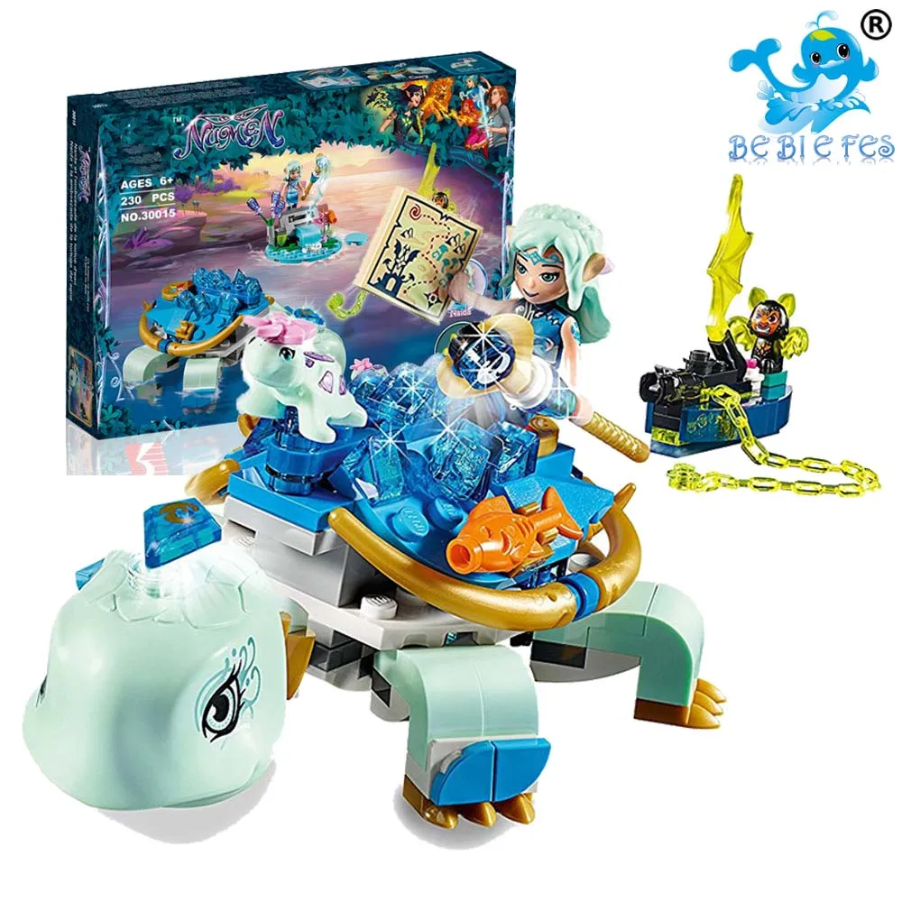 

2019 new Elves Series The Naida The Water Turtle Ambush Model Building Blocks compatible with Legoinglys Brick Toys For Children