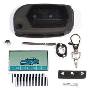 

New uncut case for Starline A91 uncut blade fob case cover A91 folding car flip remote + A91 LCD display flexible cable