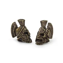 1 шт. латунный нож шарик Зонт EDC веревка падение фонарик Открытый инструмент кулон боевой воин