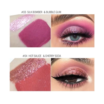 

2019 Makeup Double-end Liquid Eye Shadow Waterproof Shimmer Matte Eyeshadow Liquid Easy To Color