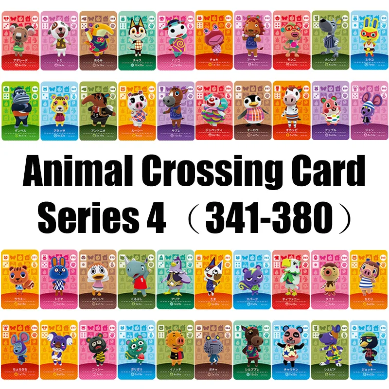 

Series4 (341-380) Animal Crossing Card Amiibo locks nfc Card Work for NS Games