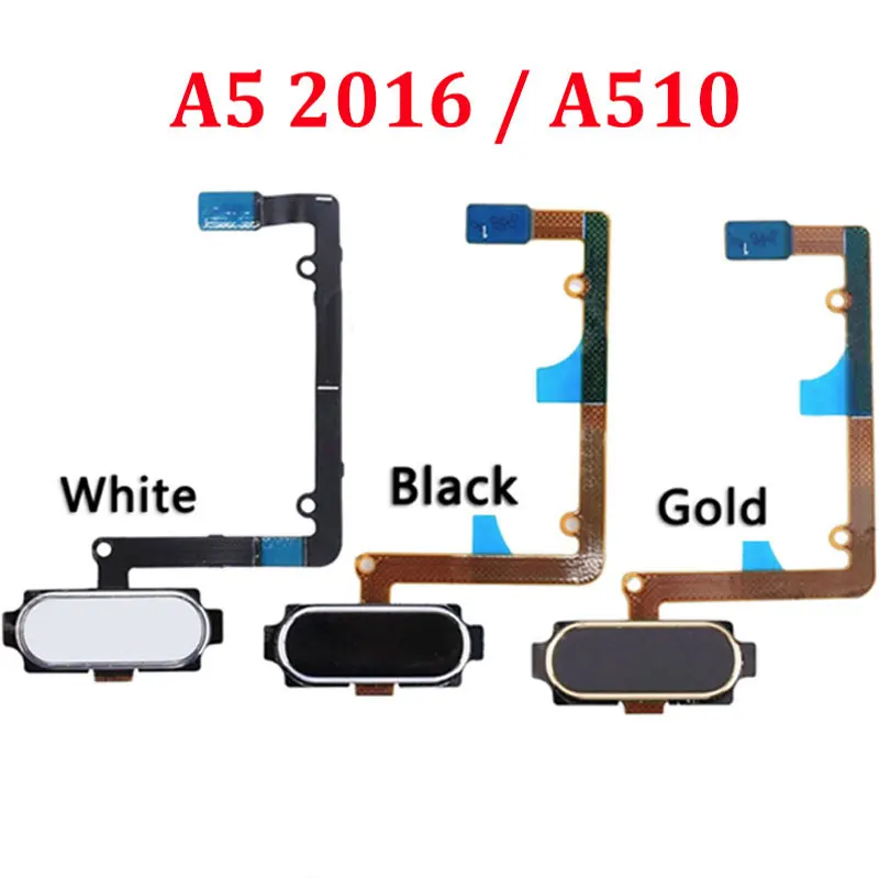 Для samsung Galaxy A5 A7 A510 A510F A710 A710F Главная Кнопка отпечатков пальцев сенсор Touch ID возврат ключа меню гибкий кабель