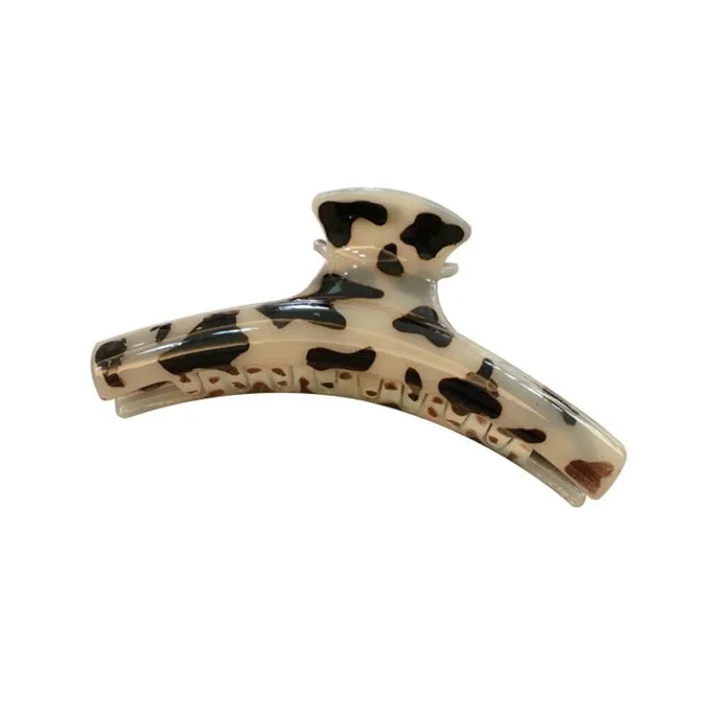 

3 Styles Big Leopard Hair Clip Claws Oversize Small Makeup Thick Hair Accessories for Women Korean Black White Barrette 2020 New