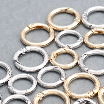 

Sanying M753 Handmade jewelry accessories 18k gold plated connector clasp diy bracelet necklace for jewelry making 10pcs/lot