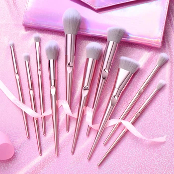 

5/10 Pcs Makeup Brushes Set Foundation Liquid Blush Eyeshadow Concealer Pen Highlighter Set Cosmetic Beauty Tool Kit Hot
