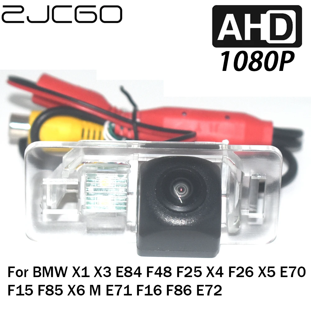 

ZJCGO Car Rear View Reverse Backup Parking AHD 1080P Camera for BMW X1 X3 E84 F48 F25 X4 F26 X5 E70 F15 F85 X6 M E71 F16 F86 E72