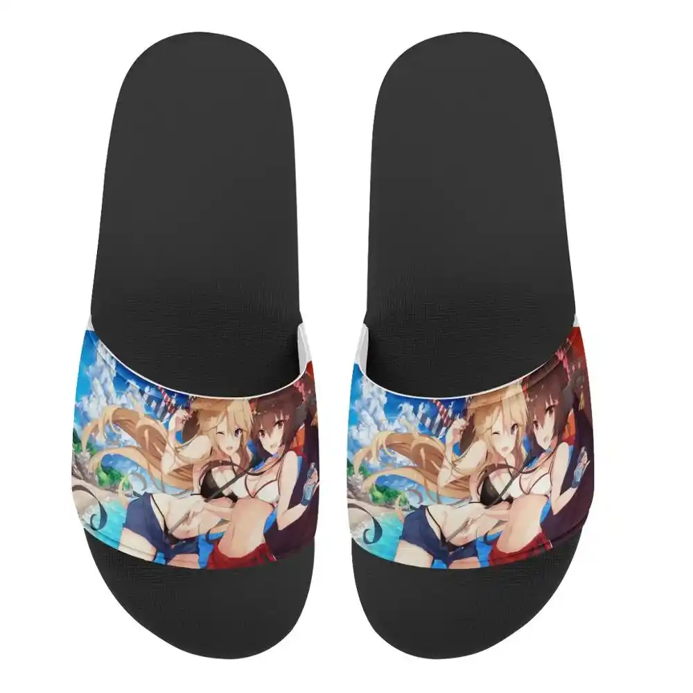 custom slip on sandals