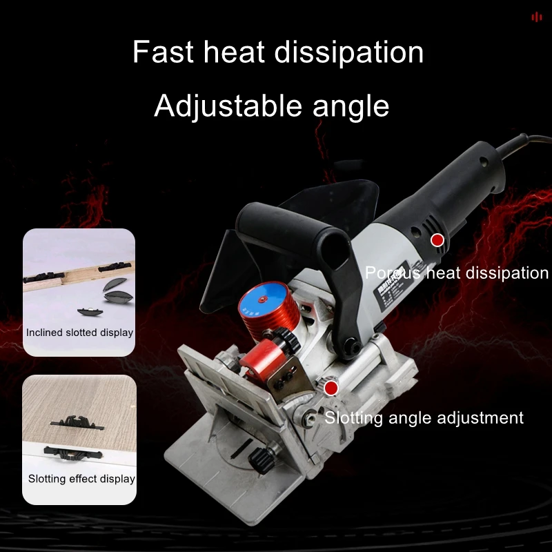 cheap!!!- Portable Lamino Invisible Parts Slotting Machine Two-in-one
Connecting Home Improvement Clothes Cabinet Board Tenoning Machine