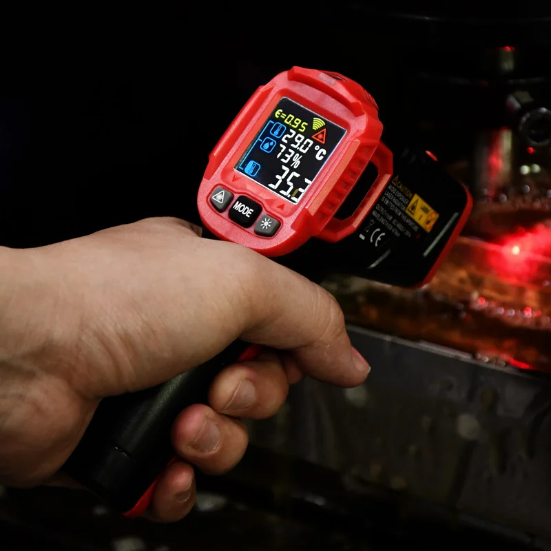 Infrared thermometer digital Weather Station Hygrometer Temperature Meter Humidity Ambient Laser Thermometre | Инструменты