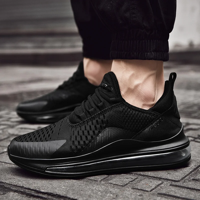 Men Sneakers Casual-Shoes Comfortable Sports Running Flat Male QUAOAR Mesh Tzapatos-De-Hombre