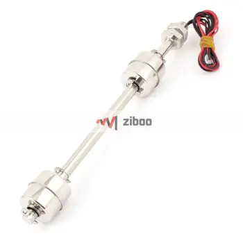 

200mm Stainless Steel 2 Channel Water Level Sensor Vertical Float Ball Switch.