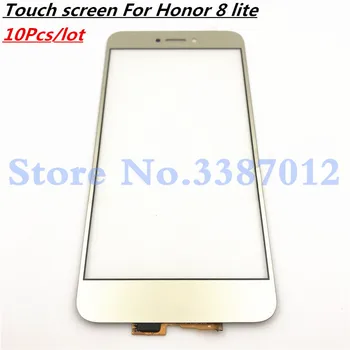 

10Pcs/lot 5.2'' Replacement High Quality For Huawei Honor 8 lite Touch Screen Digitizer Sensor Outer Glass Lens Panel