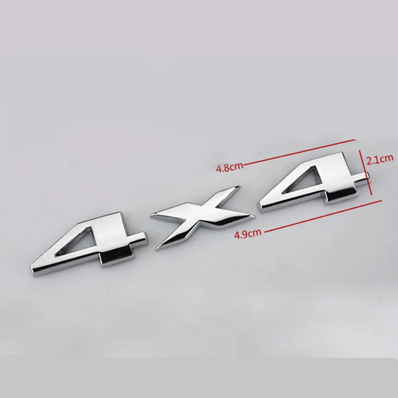 3D автомобильный Стайлинг хромированная металлическая наклейка 4X4 значок с