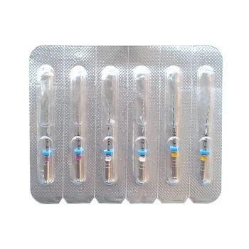 

Dental Endodontic Instruments MT Files NITI 25mm Purple Dental Engine Use File S-shaped cross-section 21mm Working Part MT File
