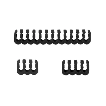 

24pcs/set Sleeved Clamp Computer Cable Comb Power Supply Clip Dresser Home 24pin 8pin 6pin Organizer Wire Management Network