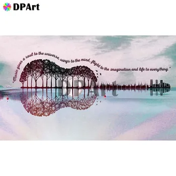

Diamond Painting Full Square/Round Drill Guitar Scenery 5D Daimond Embroidery Cross Stitch Kit Painting Mosaic Picture Art M261