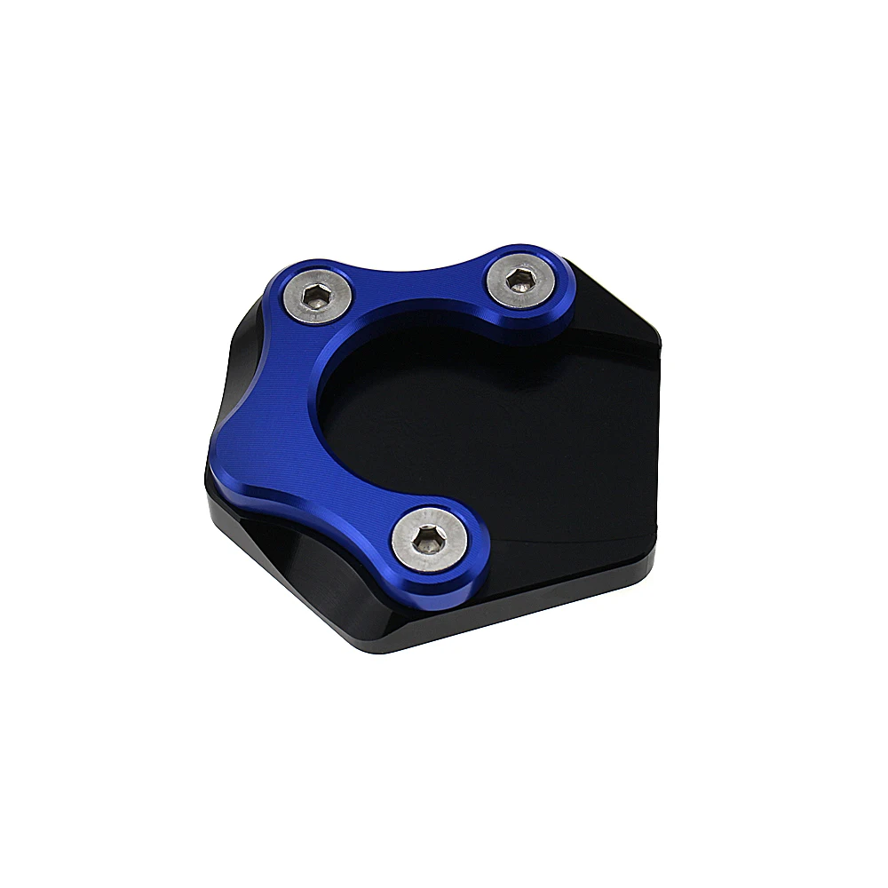 Blue Мотоцикл Kickstand подножка сторона подставка удлинитель опорная пластина для SUZUKI GSR750 GSR 750 2011 2012 2013 - Цвет: Blue