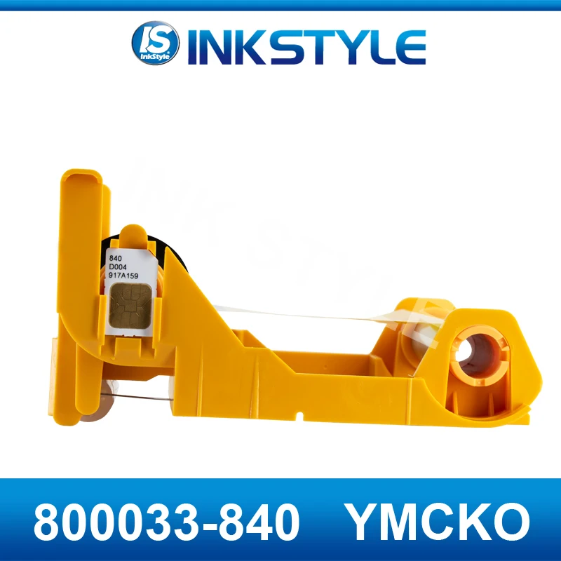 Упаковка из 2шт Generic 800033-840 YMCKO ленты 200 печати использовать в Zebra ZXP3 серии карт принтера