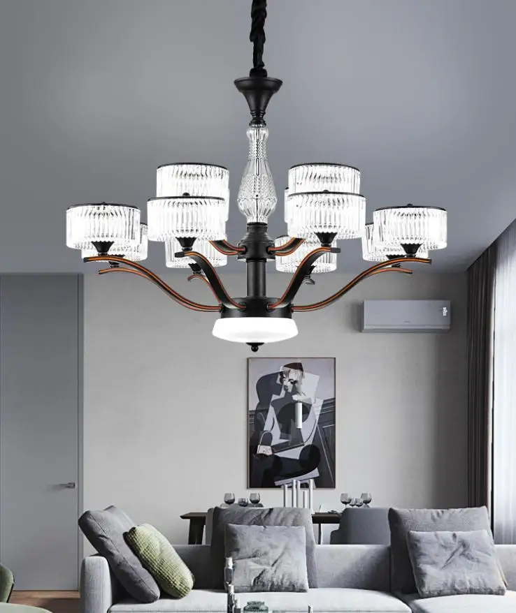 

New living room chandelier lighting Lustre Led Hanglamp For restaurant Bedroom lamp Nordic luxury Lights