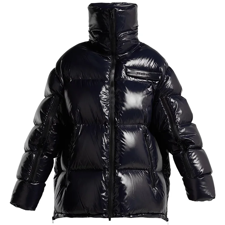 Модная женская пуховая куртка, пальто, зимняя куртка, Женская куртка-пуховик, теплые хлопковые толстые парки, Женская куртка