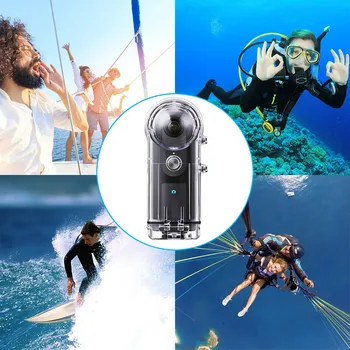 

Ouhaobin 30m Underwater Waterproof Housing Protective shell Case for RicohTheta SThetaV & SC360 Camera & Photo Accessories