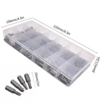 

108Pcs Screw Driver Set Drill Power Tools Hex Head Kit for Jewelry Watch Repairing _WK