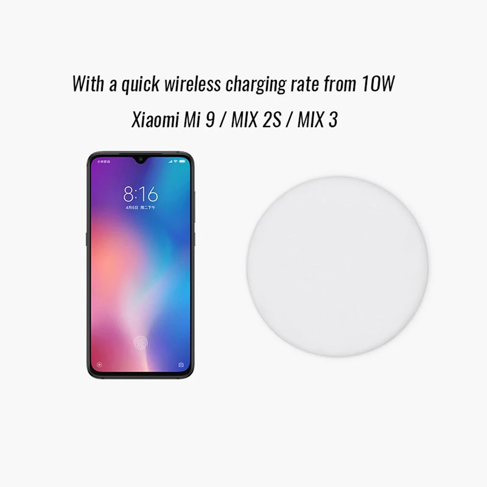 Комплект беспроводного зарядного устройства Xiaomi 20 Вт(быстрая Беспроводная зарядка от вспышки/независимый бесшумный вентилятор/со стандартом зарядки Qi