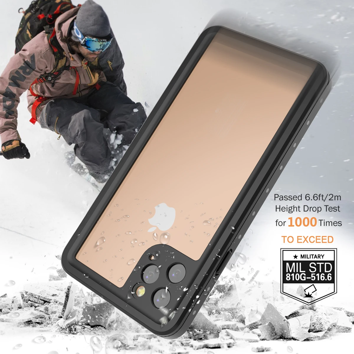 Водонепроницаемый противоударный чехол для телефона для iPhone 11 Pro MAX чехол пылезащитный полный корпус чехол для телефона для iPhone XS MAX XR Coque