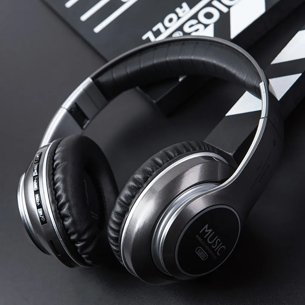 H25 новые светодиодные беспроводные Bluetooth наушники, складные активные Беспроводные наушники с шумоподавлением, гарнитура с микрофоном для телефона