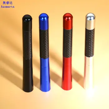 

12 cm Carbon Fiber Short Radio Antenna For MK4 MK5 MK6 Golf 5 6 7 Polo