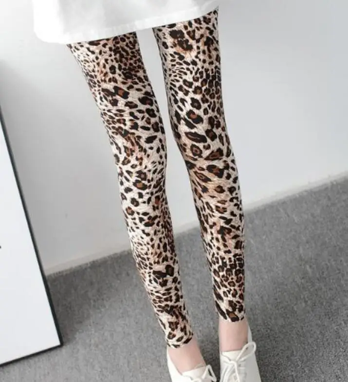 thermal leggings YSDNCHI 2021 Fashion Women Leggings Slim High Waist Elasticity Leggings Leopard Printing leggins Woman Pants Cotton Leggings seasum leggings Leggings