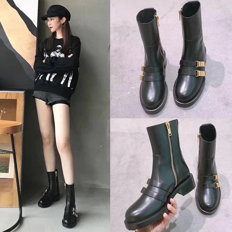 Женские ботинки; зимняя обувь; женская обувь; chaussures femme; повседневная женская обувь; сезон весна; Botas Mujer; женские ботинки