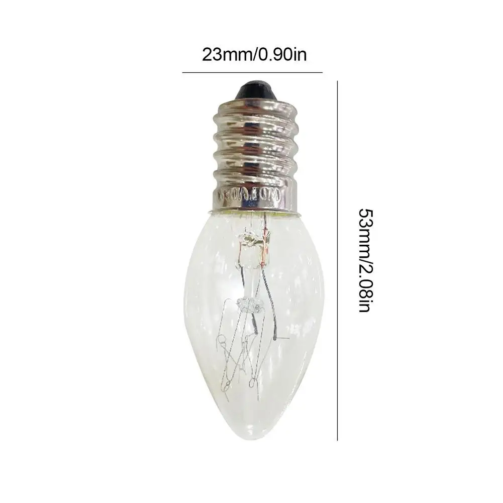 Ampoule E12 Transparente en Tungstène, Lampe de Nuit, Sel de l'Himalaya,  220V, 10W, 100LM, 2700K, Document Chaud C7, In347, 10 Pièces - AliExpress