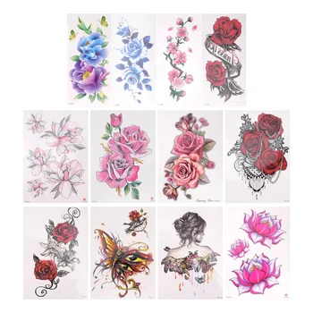 

12pcs Creative Tattoos Stickers Body Stickers Arm Stickers Decorative Stickers