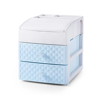 

Cosmetic Receiving Box, Simple Dust-proof Desktop Finishing Drawer Type Skin Care Products, Lipstick Cabinet Shel