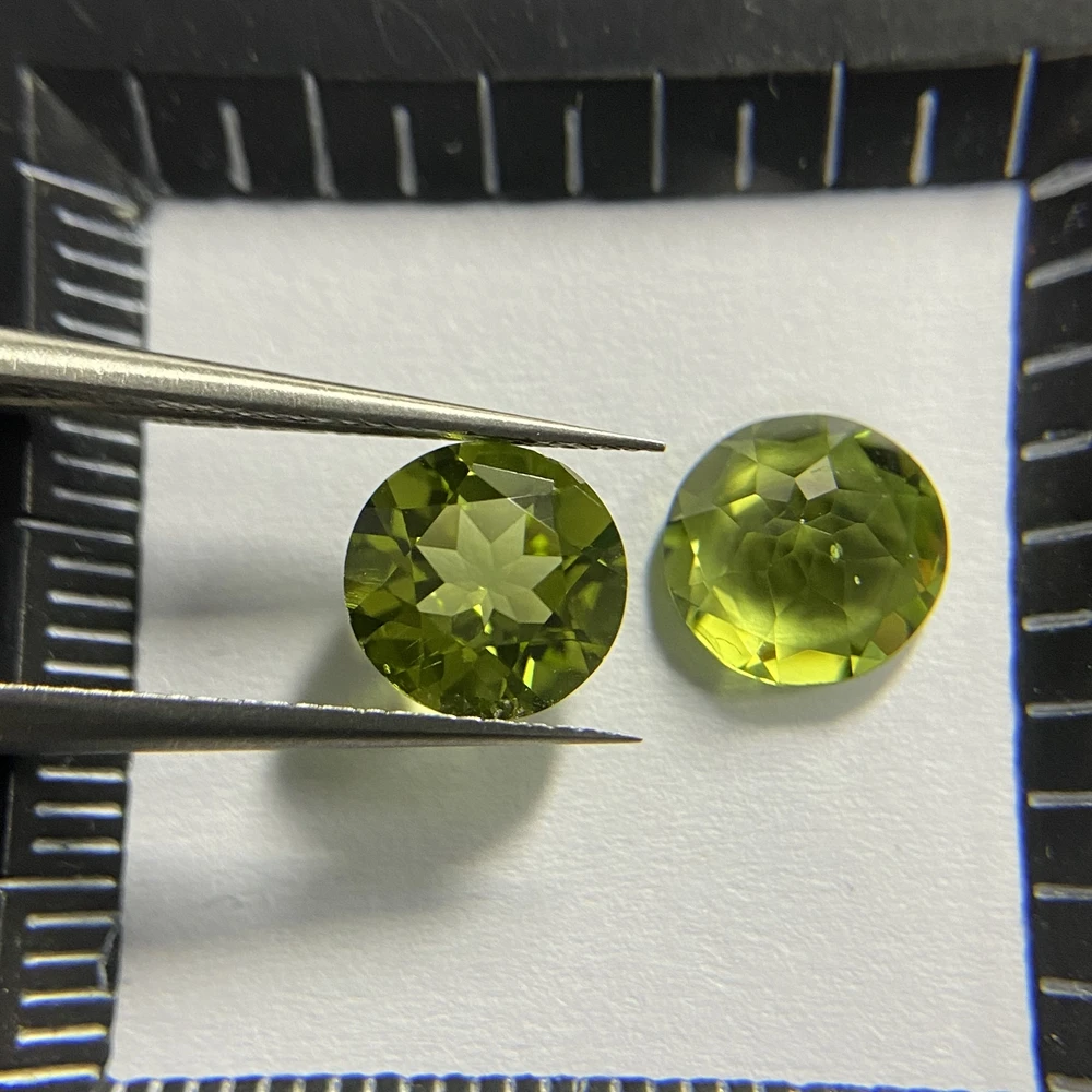 100% natural peridot pedra para pingente de fazer