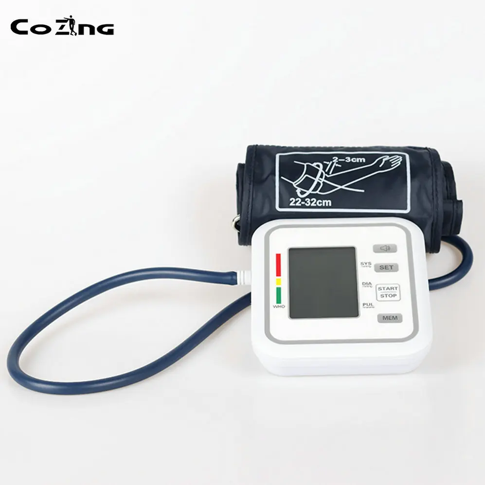 Upper Arm Blood Pressure Monitor Heart Beat Rate Pulse Meter Tonometer Sphygmomanometers pulsometer | Красота и здоровье