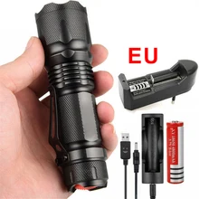 Wodoodporna Outdoor Camping potężna latarka Led ładowalna latarka Abay XML T6 latarka linterna 18650 bateria 5 trybów