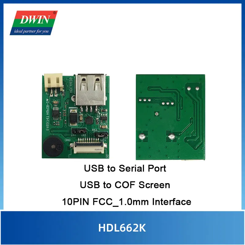 ЖК-дисплей DWIN плата отладки USB до 10 пин _ 1 0 FCC к COF Screen 10PIN мм Интерфейс | Электронные