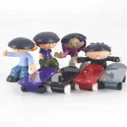 Детский игрушечный самокат, детский роликовый наездник, скейтборд, фигурка, детские игрушки, куклы