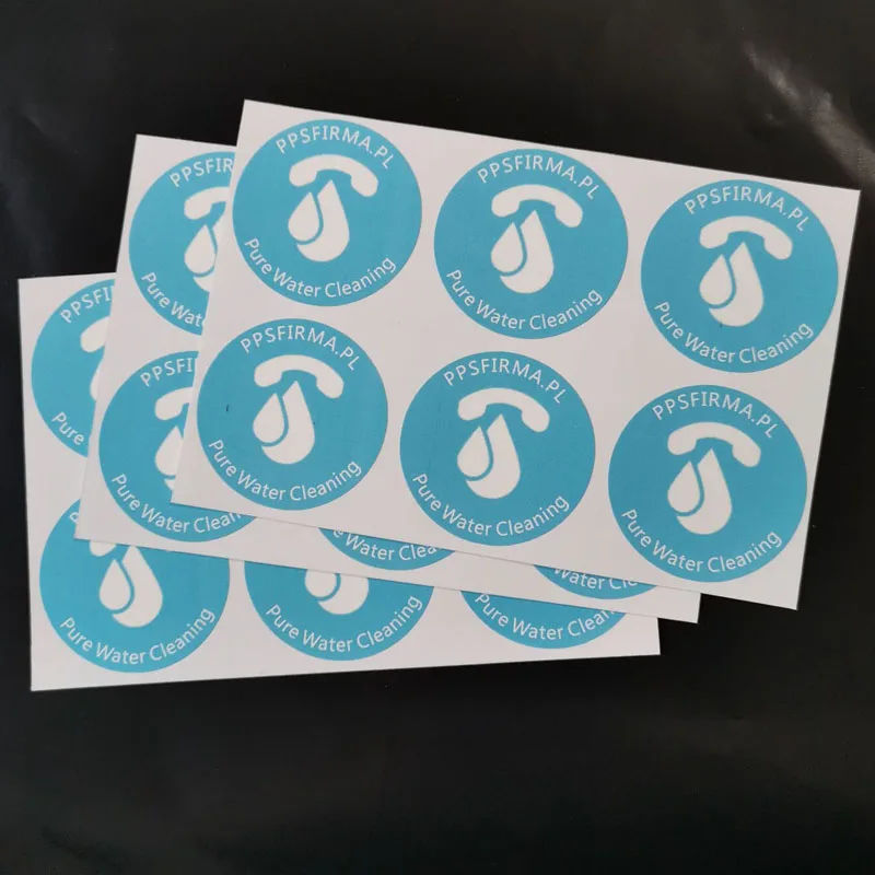 100PCS 3cm 4cm 5cm 6cm 7cm Your logo stickers, custom printed, ideal for small businesses, comes with 100 stickers