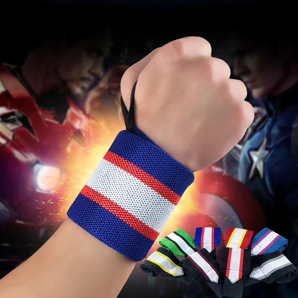 

1pcs Wristband Wrist Support Weight Lifting Gym Training Wrist Support Brace Straps Wraps Crossfit Powerlifting Bodybuilding