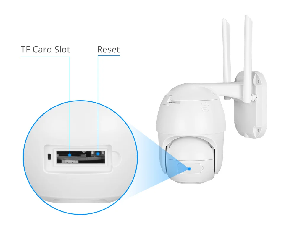 MISECU IP WiFi 3MP 5MP PTZ CCTV Security Protection Outdoor Auto Tracking Two Way Audio Night Vision Video Surveillance Camera