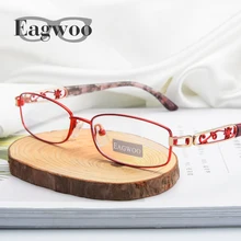 Женские дизайнерские очки по рецепту, оптическая оправа, маленькие размеры, очки с цветочным украшением, модные очки 9058