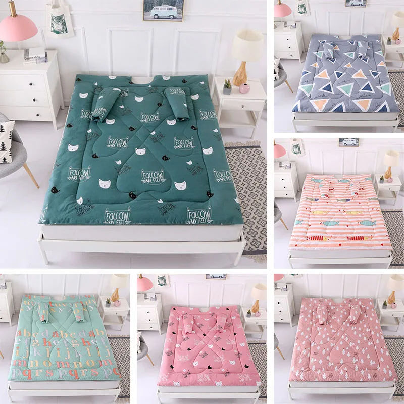 

Creative Winter Sleeved Lazy Coat Quilt Cute Cartoon Printed Bed Cover Bedroom Warm Blanket Home Comforters Bedding Textile