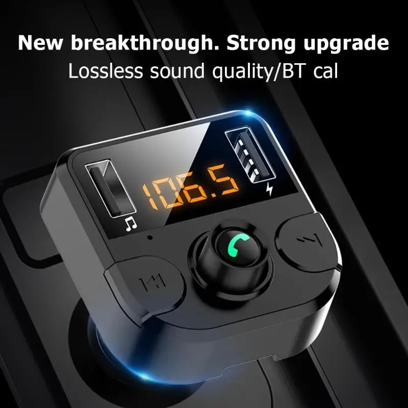 BT36B автомобильное зарядное устройство 3.1A USB Hands-free Bluetooth MP3-плеер fm-передатчик